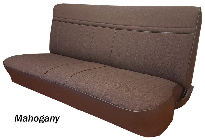 1981 87 Fullsize Chevy Gmc Truck Front Vinyl Cloth Bench Seat Cover With Horizontal Band Covers And Cushions Usa1 Interiors - 85 Chevy C10 Seat Cover
