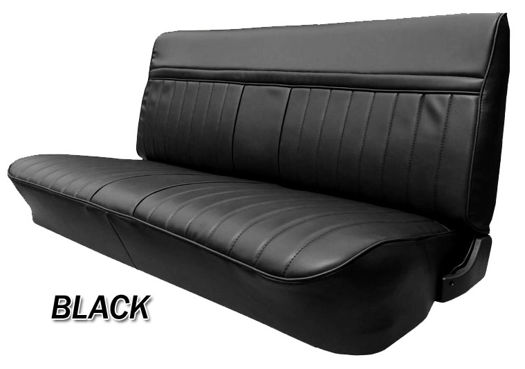 1981 87 Fullsize Chevy Gmc Truck Front Vinyl Bench Seat Cover With Horizontal Band Covers And Cushions Usa1 Interiors - 1987 Chevy Truck Bench Seat Covers