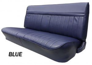 1981 87 Fullsize Chevy Gmc Truck Front Vinyl Bench Seat Cover With Horizontal Band Covers And Cushions Usa1 Interiors - Bench Seat Cover For 1989 Chevy Truck